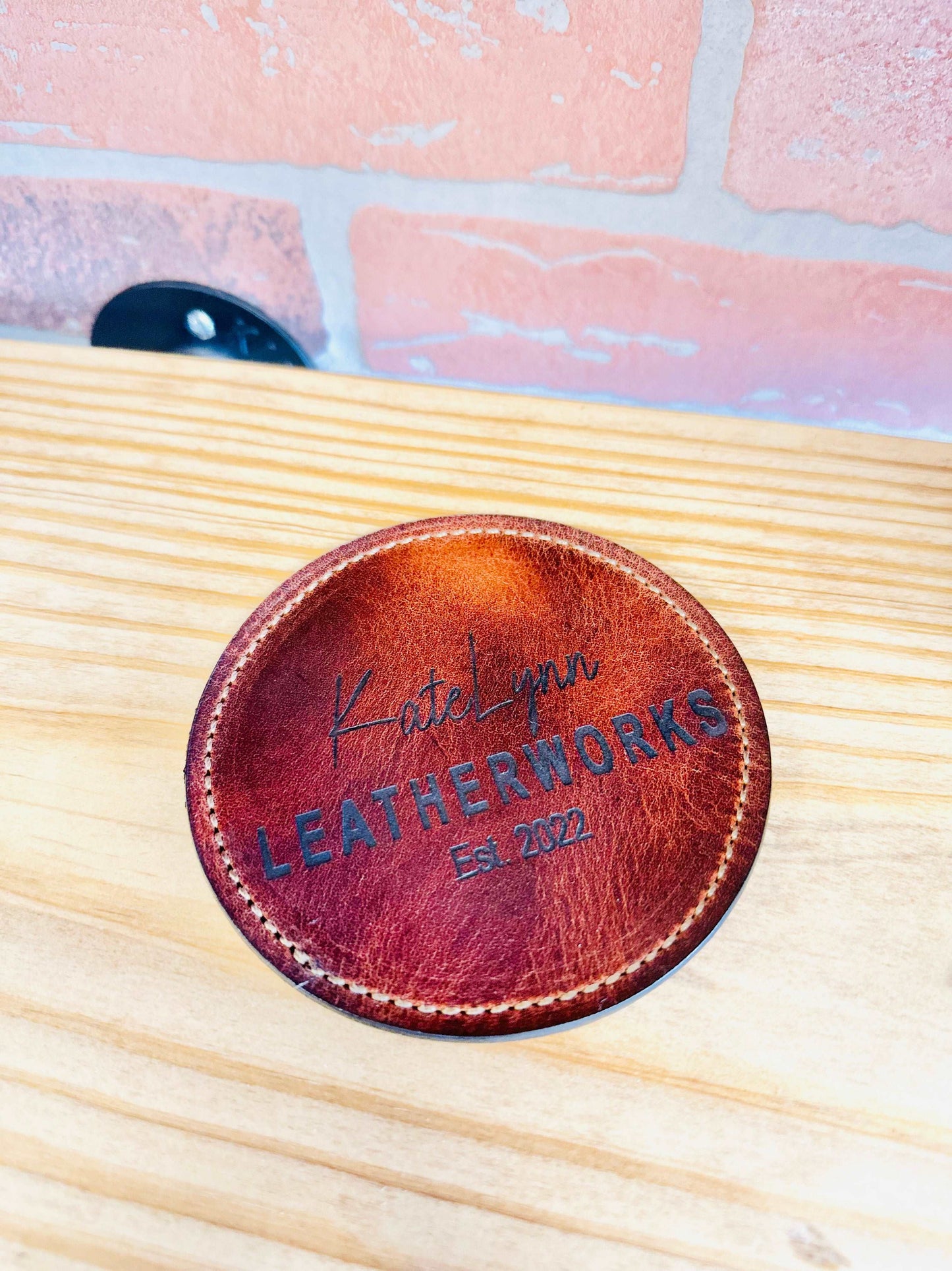 Leather Coaster Set