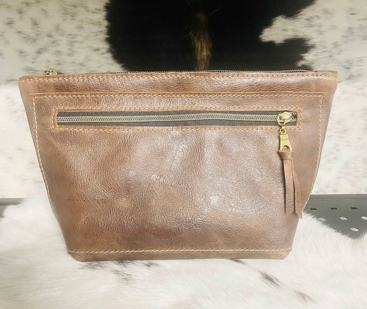 Custom Cosmetic Bag - KateLynn Leatherworks