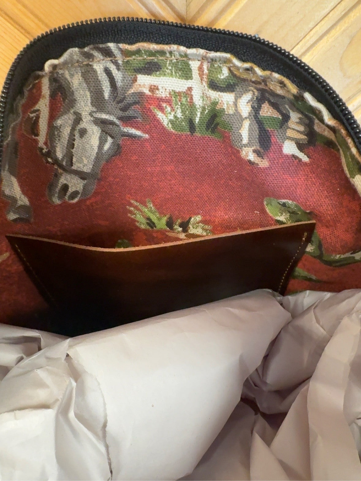 Cowboys and cowgirls lining with one interior pocket