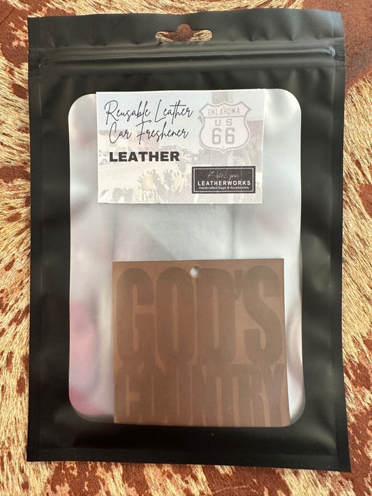 Leather Car Freshener