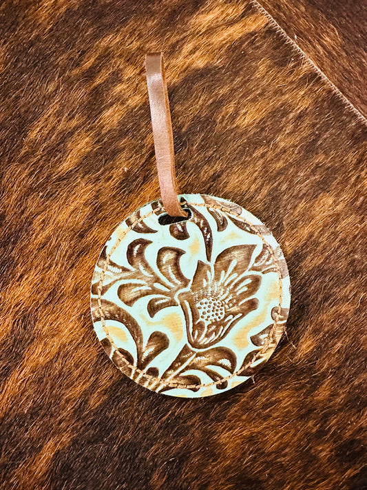 Leather ornament