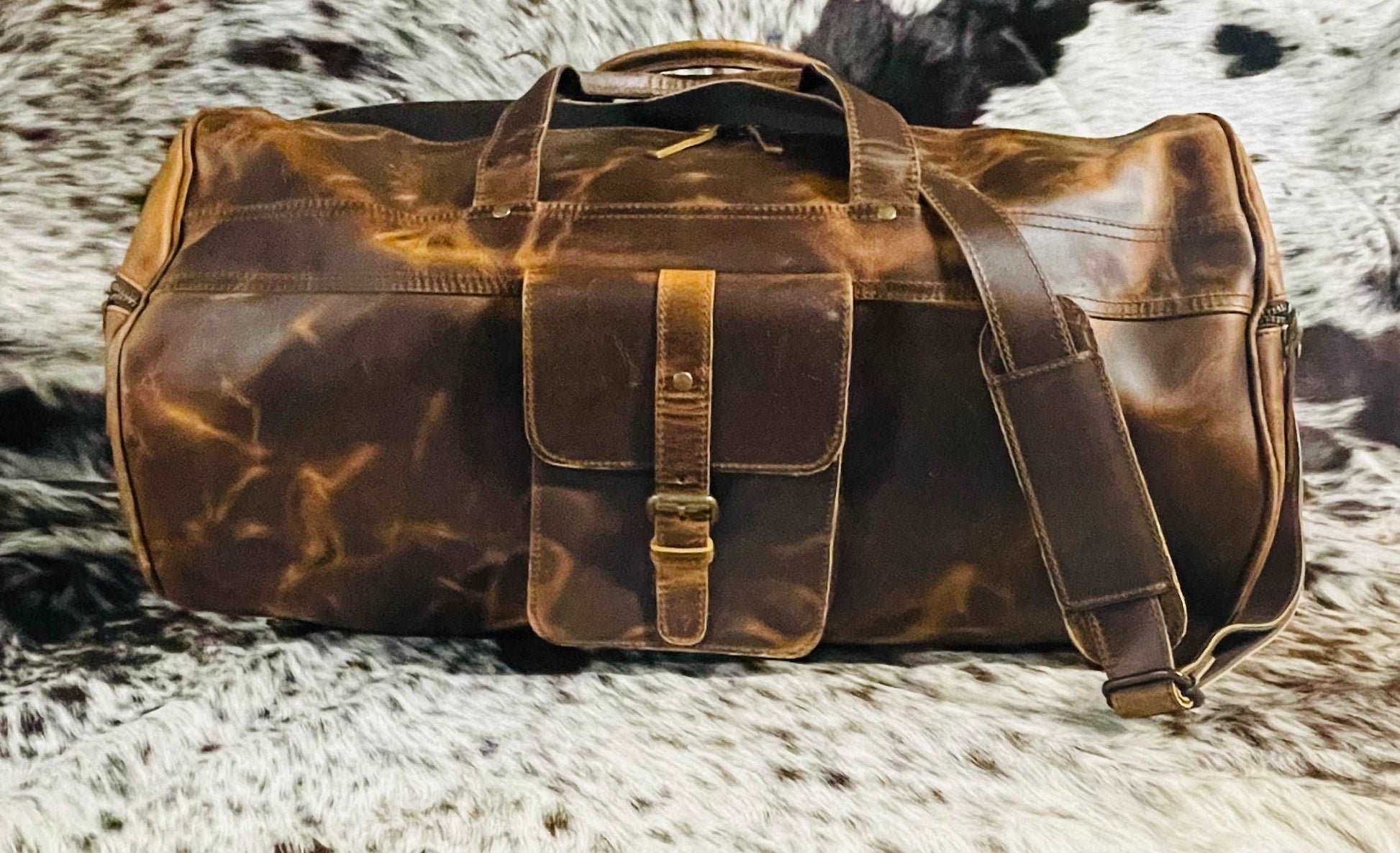 Denver Duffle Bag - KateLynn Leatherworks