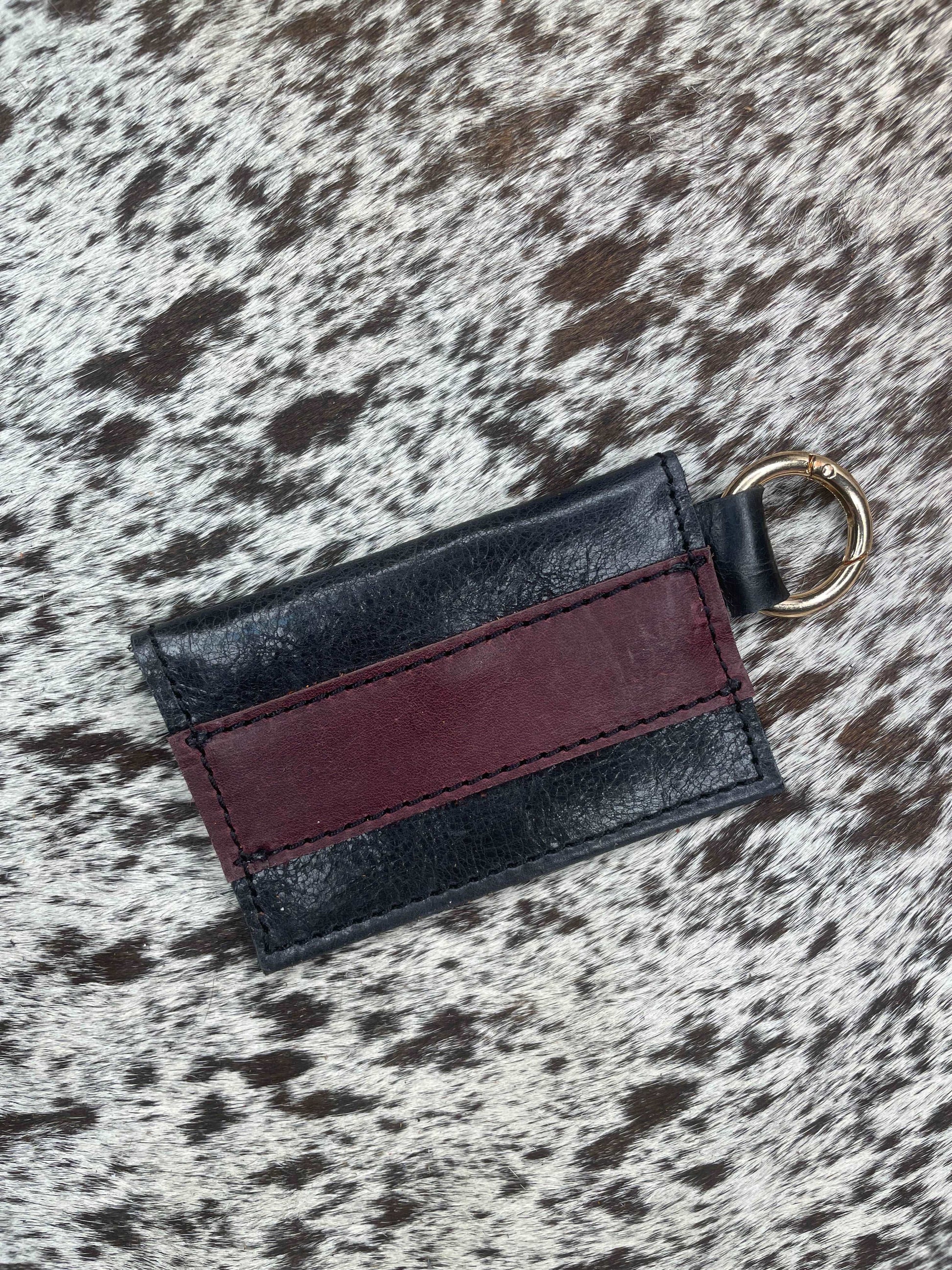 Keychain card holder - KateLynn Leatherworks
