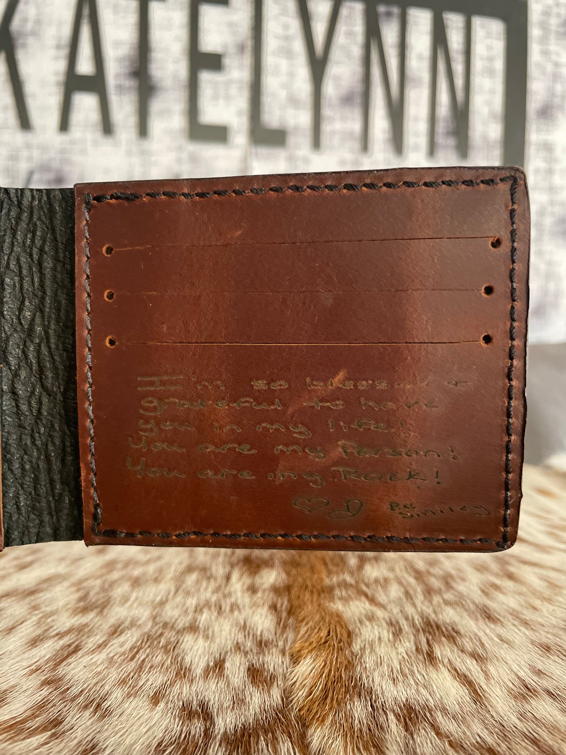 Custom Wallet/Chapstick holder - KateLynn Leatherworks