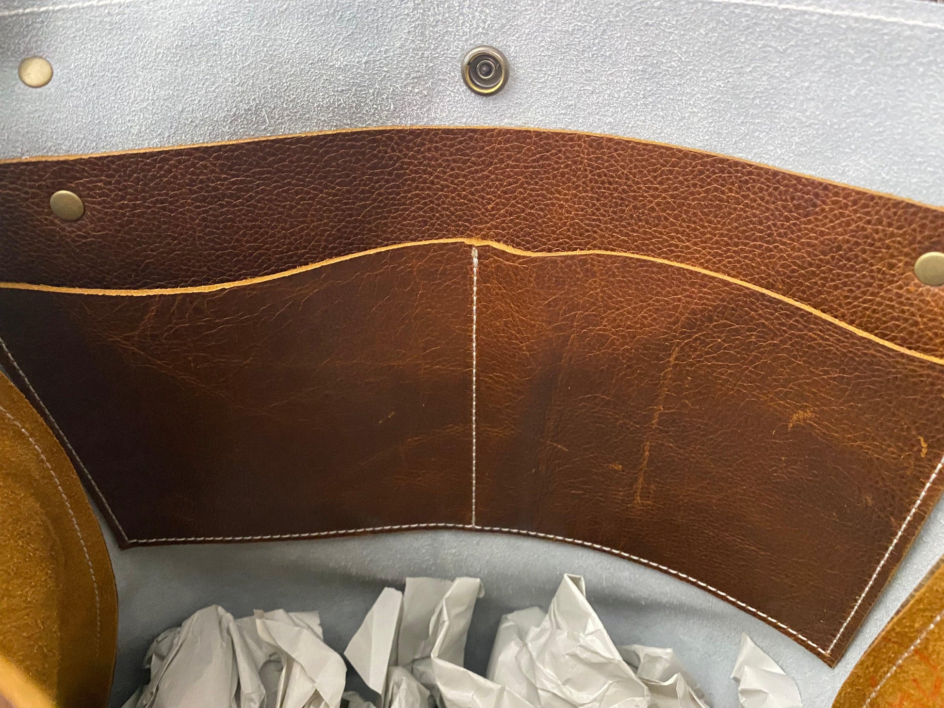 Light Mocha Dallas Tote - KateLynn Leatherworks